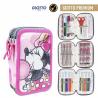 Estuche Triple Lentejuelas Minnie Disney