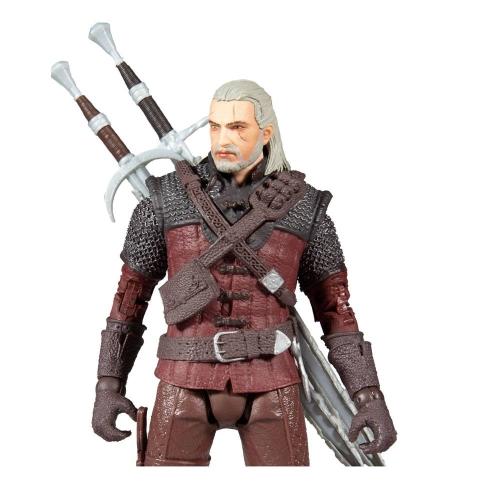 Figura Geralt Armadura Lobo The Witcher 3 18cm