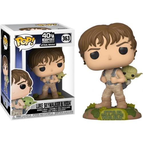 Funko Pop! Luke Skywalker y Yoda Star Wars