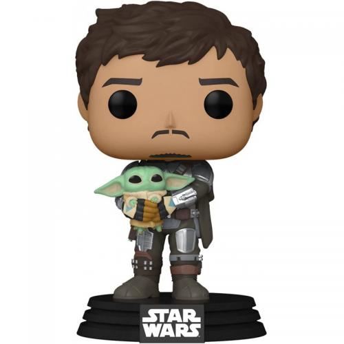 Funko Pop! Mando Baby Yoda The Mandalorian