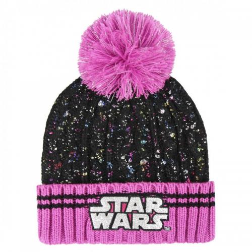 Gorro Star Wars Pompón Rosa