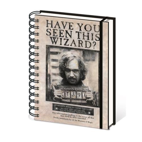 Libreta Cuaderno A5 Harry Potter Sirius Black