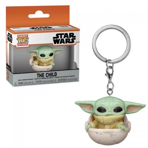 Llavero Funko Pop! Baby Yoda Cuna The Mandalorian