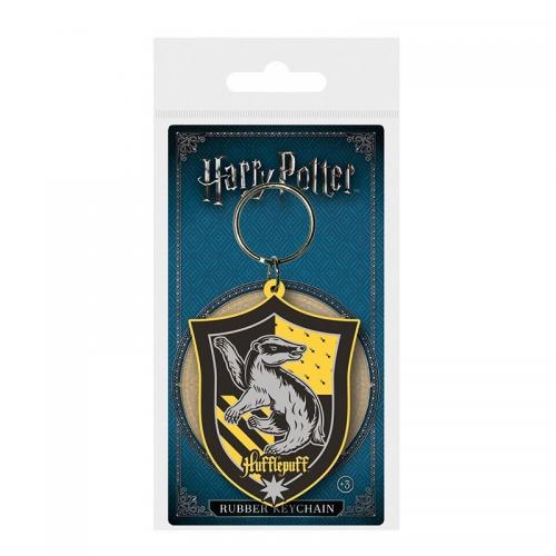 Llavero Harry Potter Escudo Hufflepuff de Goma