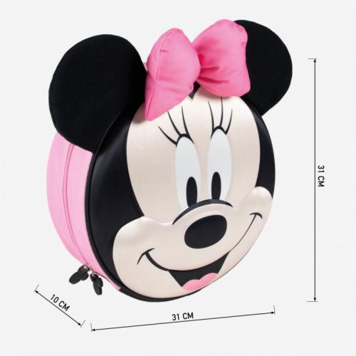 Mochila Infantil 3D Premium Minnie Disney