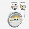 Mochila Redonda Infantil Baby Yoda The Mandalorian
