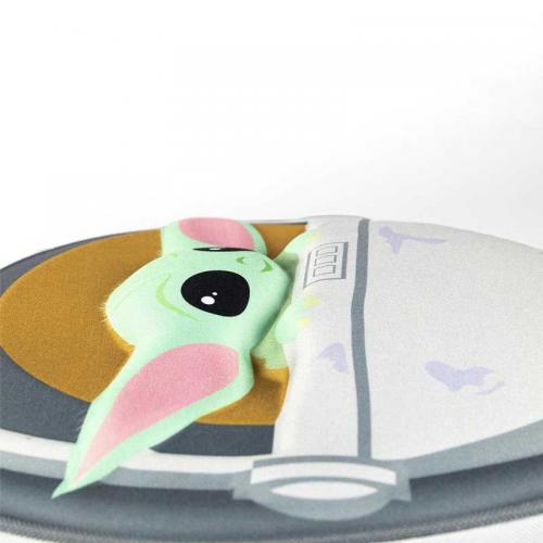 Mochila Redonda Infantil Baby Yoda The Mandalorian