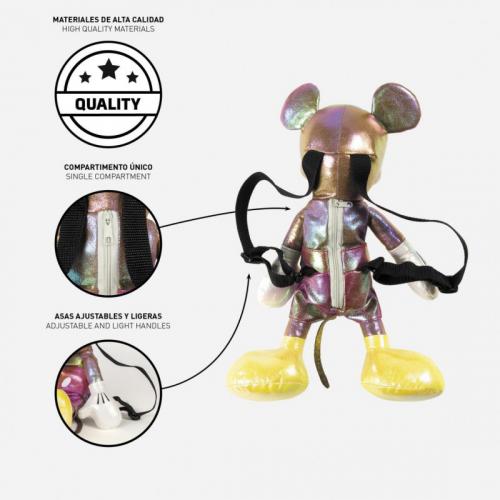 Mochila Infantil Peluche Multicolor Mickey Disney