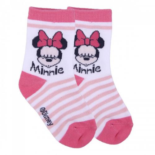 Pack Infantil Calcetines Minnie Disney Rosa