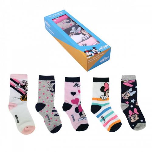 Pack Calcetines Infantil Minnie Disney Gris