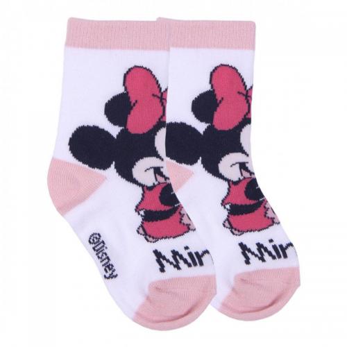 Pack Infantil Calcetines Minnie Disney Rosa