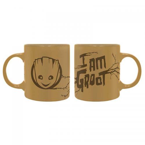 Pack Regalo Groot Marvel Vasito + Llavero + Taza Café