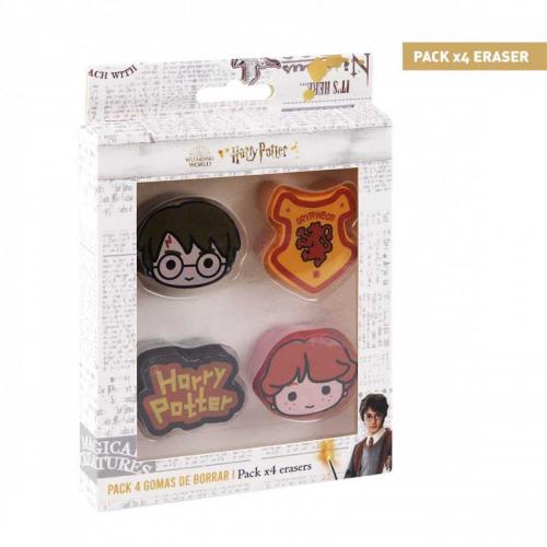 Pack Harry Potter 4 Gomas de Borrar