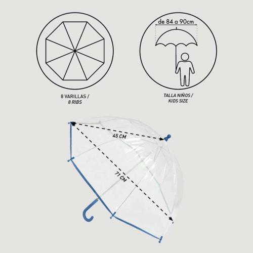 Paraguas Infantil Manual Capitán América Marvel