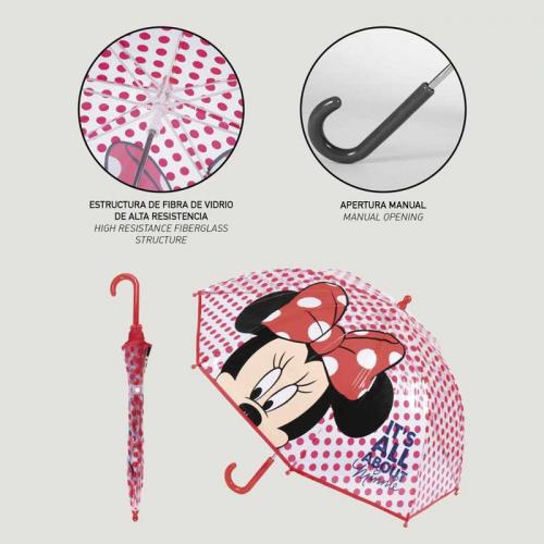 Paraguas Infantil Manual Minnie Disney