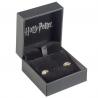 Pendientes Harry Potter Snitch Dorada Plata de Ley