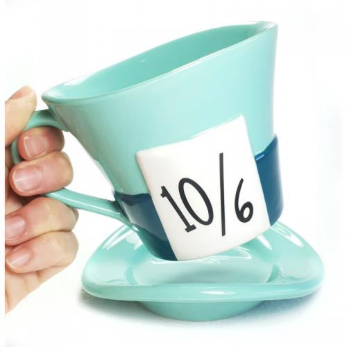 Taza 3D Alicia en el País de las Maravillas Sombrero Loco