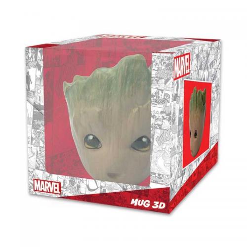 Taza 3D Groot Los Guardianes de la Galaxia Marvel