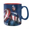 Taza Grande El Capitán América Marvel Azul