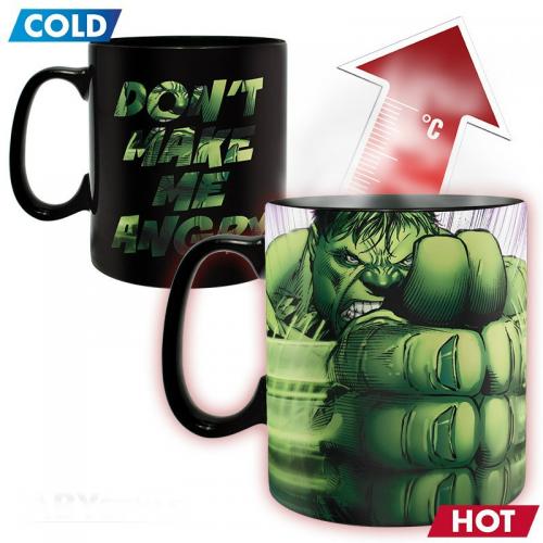 Taza Grande Térmica Hulk Marvel