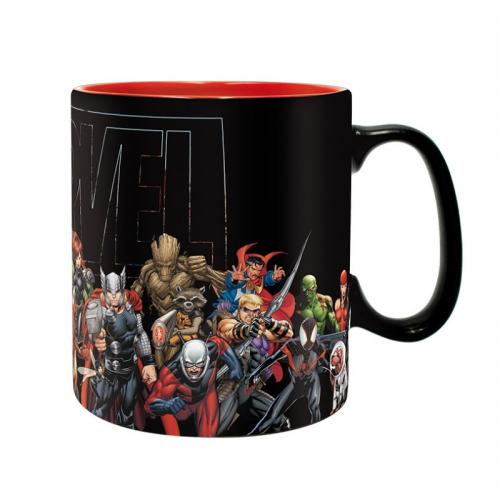 Taza Grande Térmica Marvel Héroes