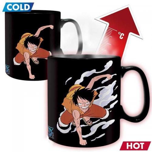 Taza Térmica One Piece Luffy & Ace King Size