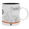 Taza Star Wars Naves Espaciales SW9
