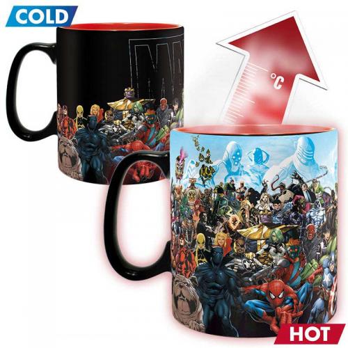 Taza Grande Térmica Marvel Héroes