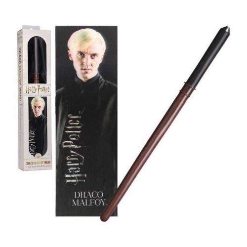 Varita Draco Malfoy y Marcapáginas 3D Harry Potter