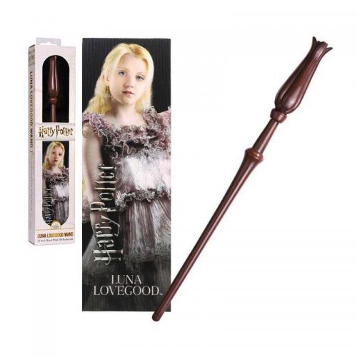 Varita Luna Lovegood y Marcapáginas 3D Harry Potter