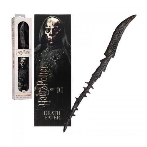 Varita Mortífago Thorn y Marcapáginas 3D Harry Potter