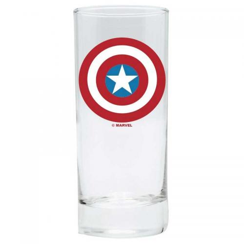 Vaso de Cristal Capitán América Marvel