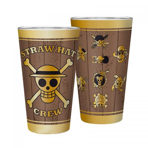 Vaso Grande Cristal One Piece Calaveras