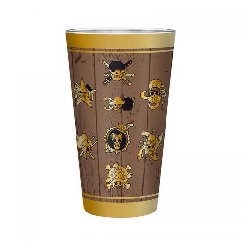 Vaso Grande Cristal One Piece Calaveras